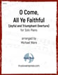 O Come, All Ye Faithful piano sheet music cover